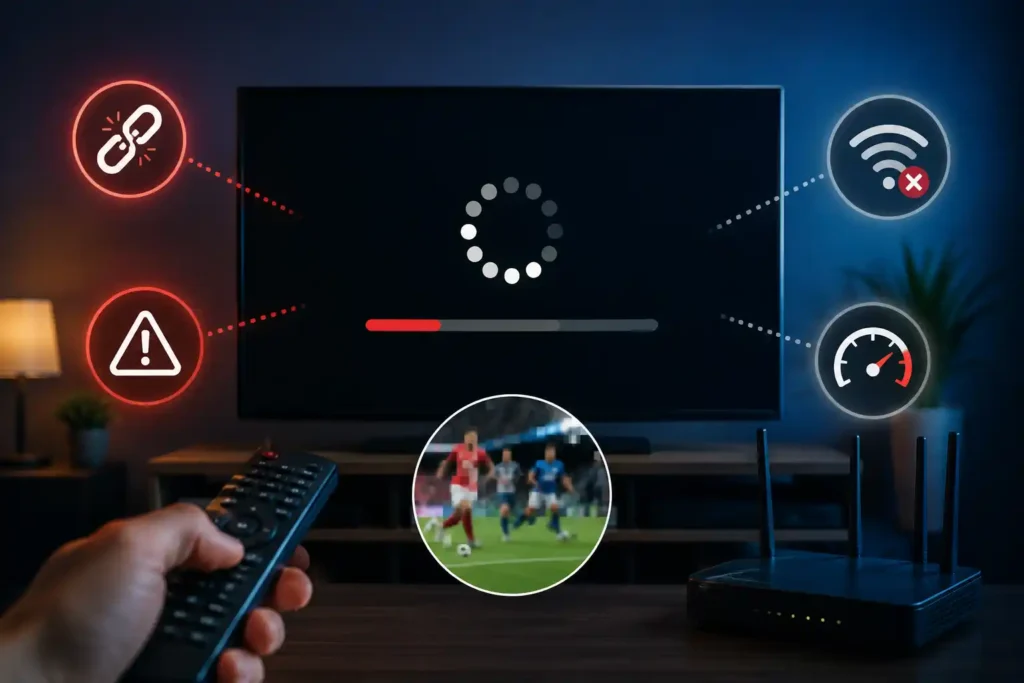 Abonnement IPTV instable provoquant des coupures et des problèmes de streaming